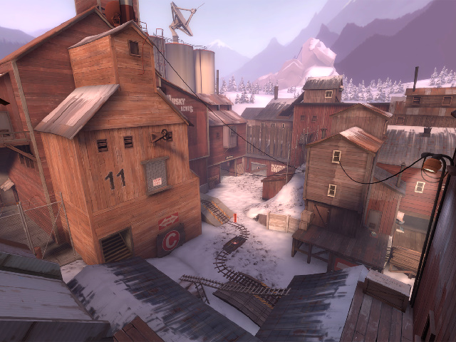 In-game screenshot of the map Barnblitz